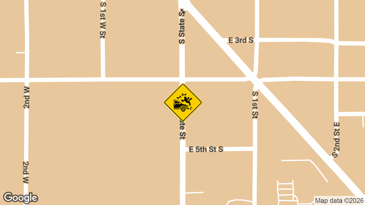 South State Street just north of West 1st Street