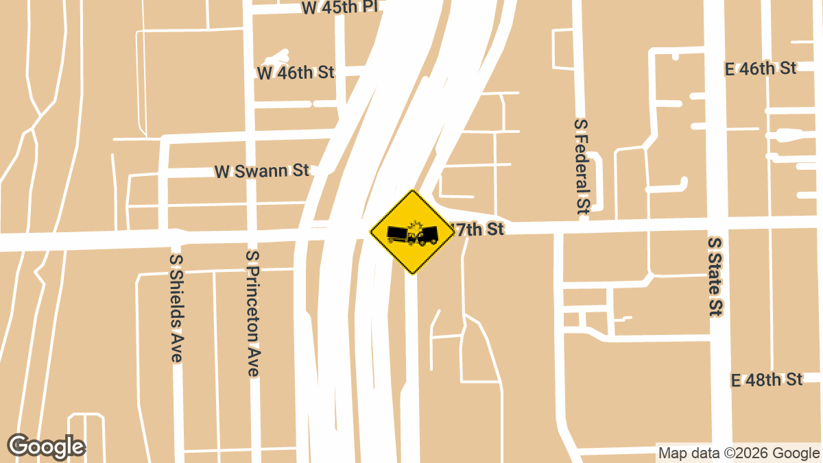A collision involving a semi-truck and an SUV was reported Friday morning at the intersection of South Wentworth Avenue and West 47th Street in Chicago.