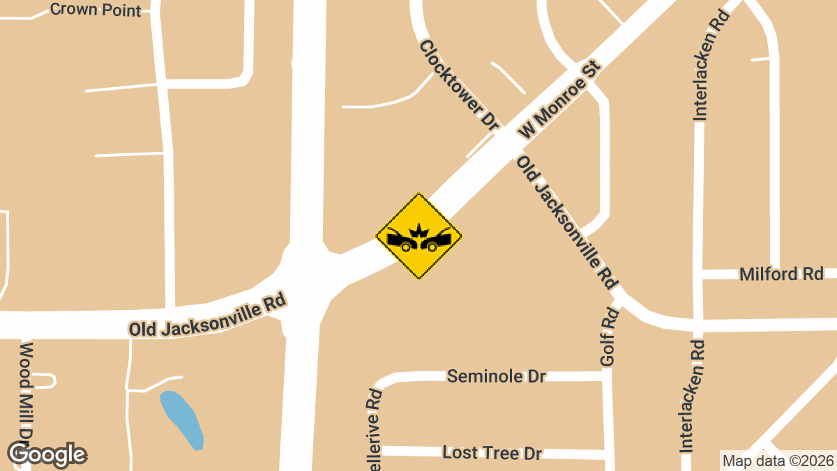A collision between a blue truck and a motorcycle was reported on Monday, March 9, on Old Jacksonville Road in Springfield.