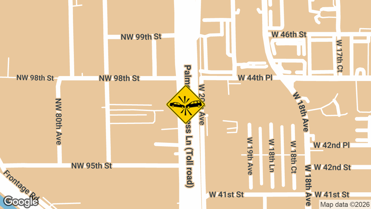 State Road 826 southbound near U.S. 27