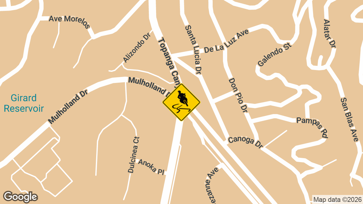 Topanga Canyon Boulevard and Mulholland Drive