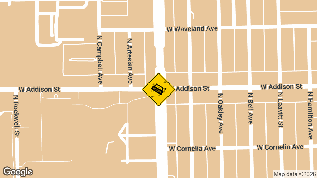 West Addison Street and North Western Avenue