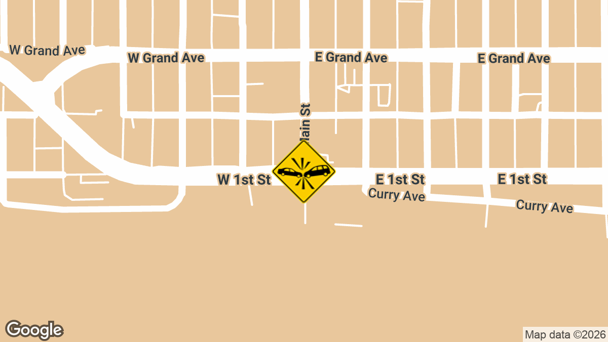 1st St & Main St