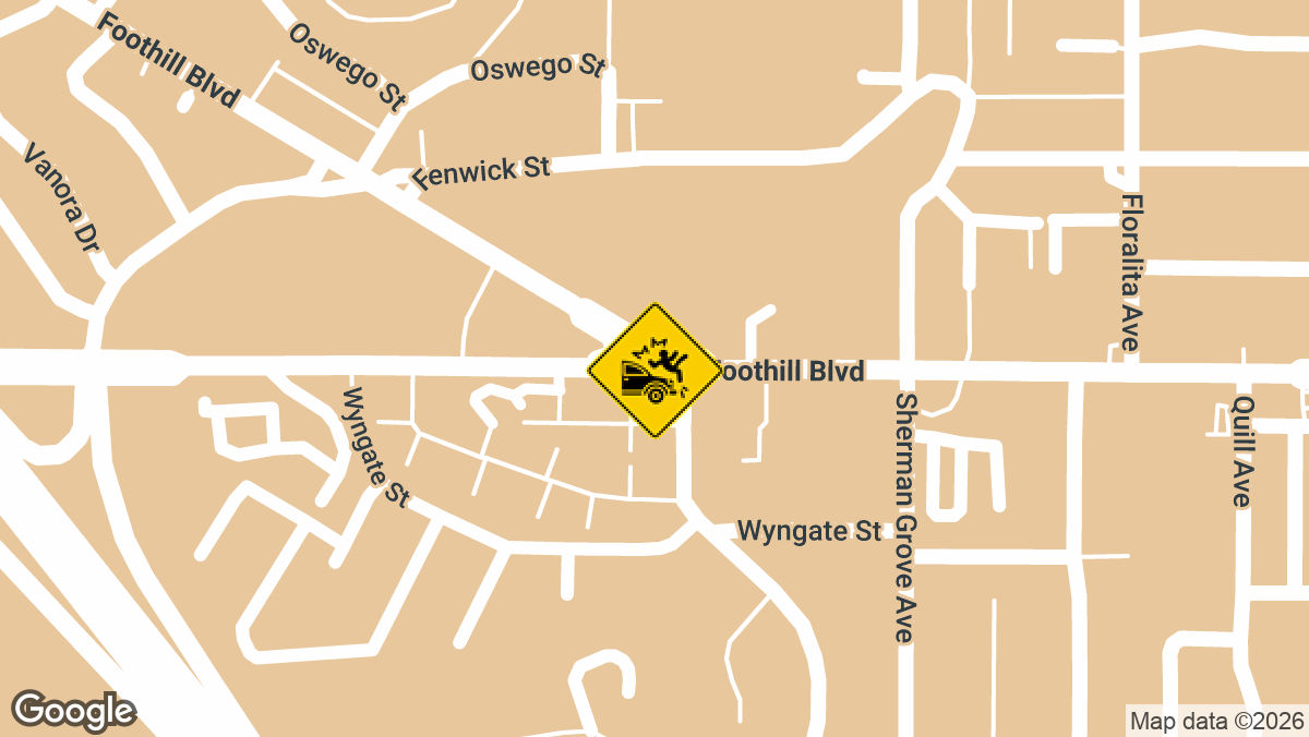 210 Fwy near Sunland Blvd