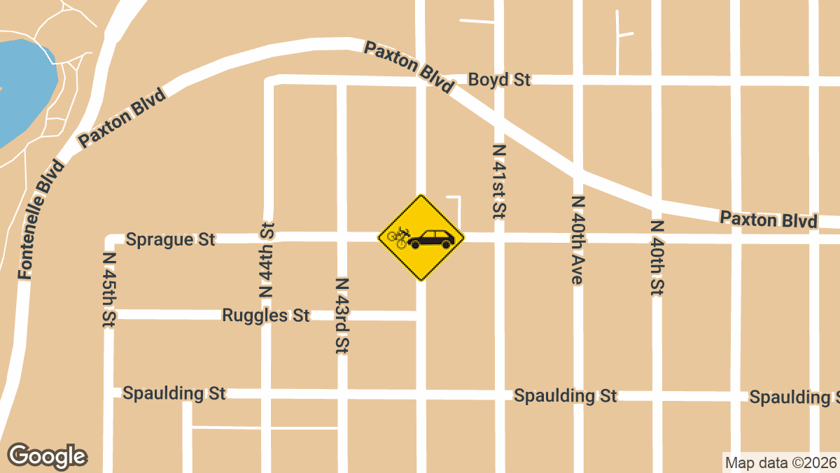 A 13-year-old was hurt after being struck by a car in north Omaha on Monday, April 20, around 4 p.m.