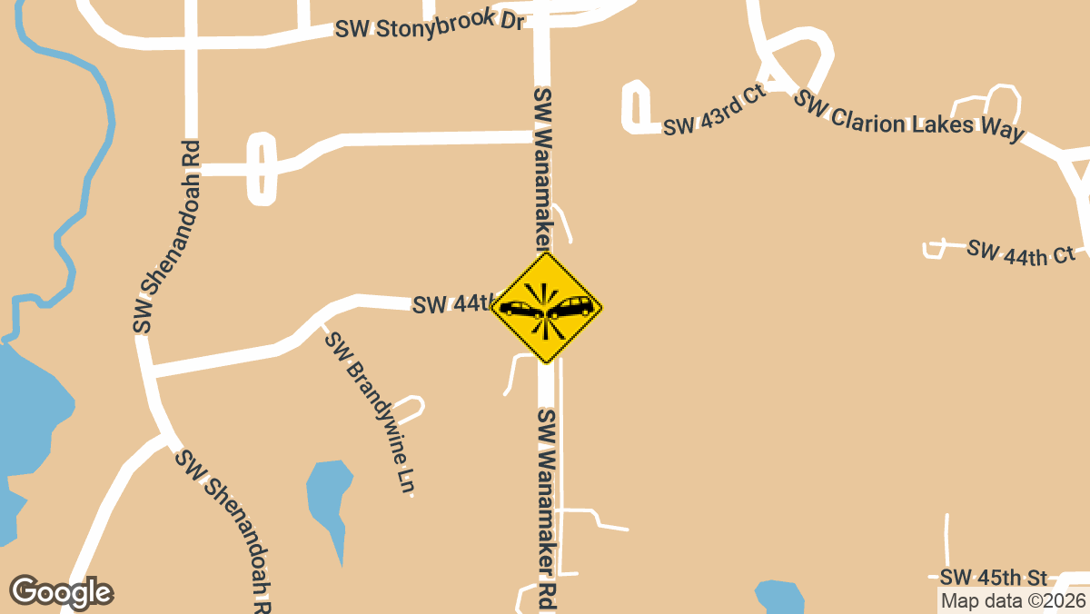 4400 block of Southwest Wanamaker Road