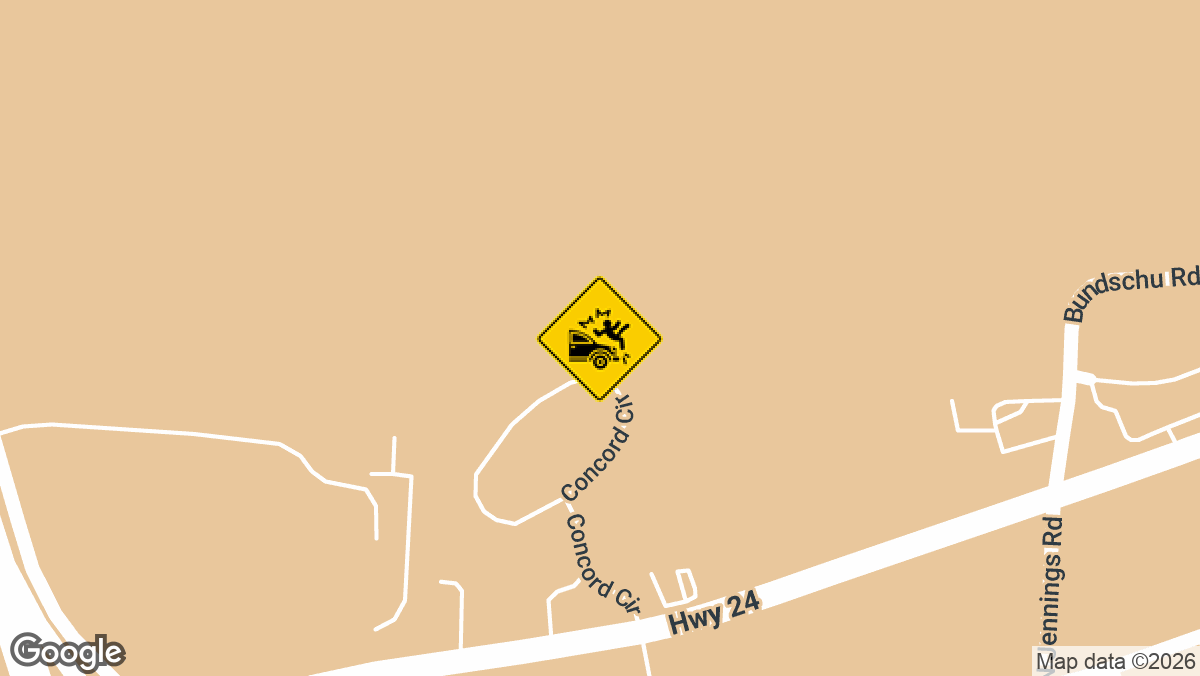 A 2-year-old child died after being struck by a vehicle on Saturday, April 26, in the 800 block of Concord Road.