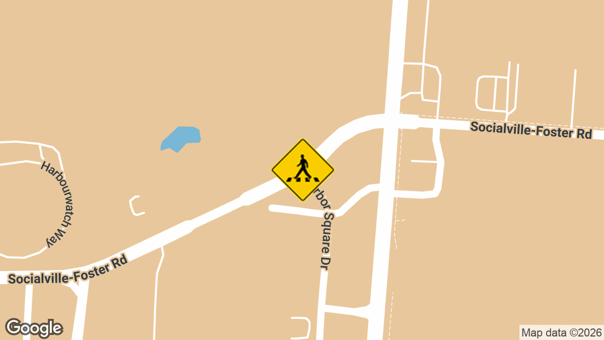 Arbor Square Dr at Socialville Fosters Rd