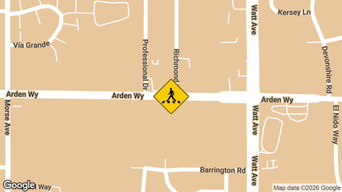 Arden Way near Watt Ave