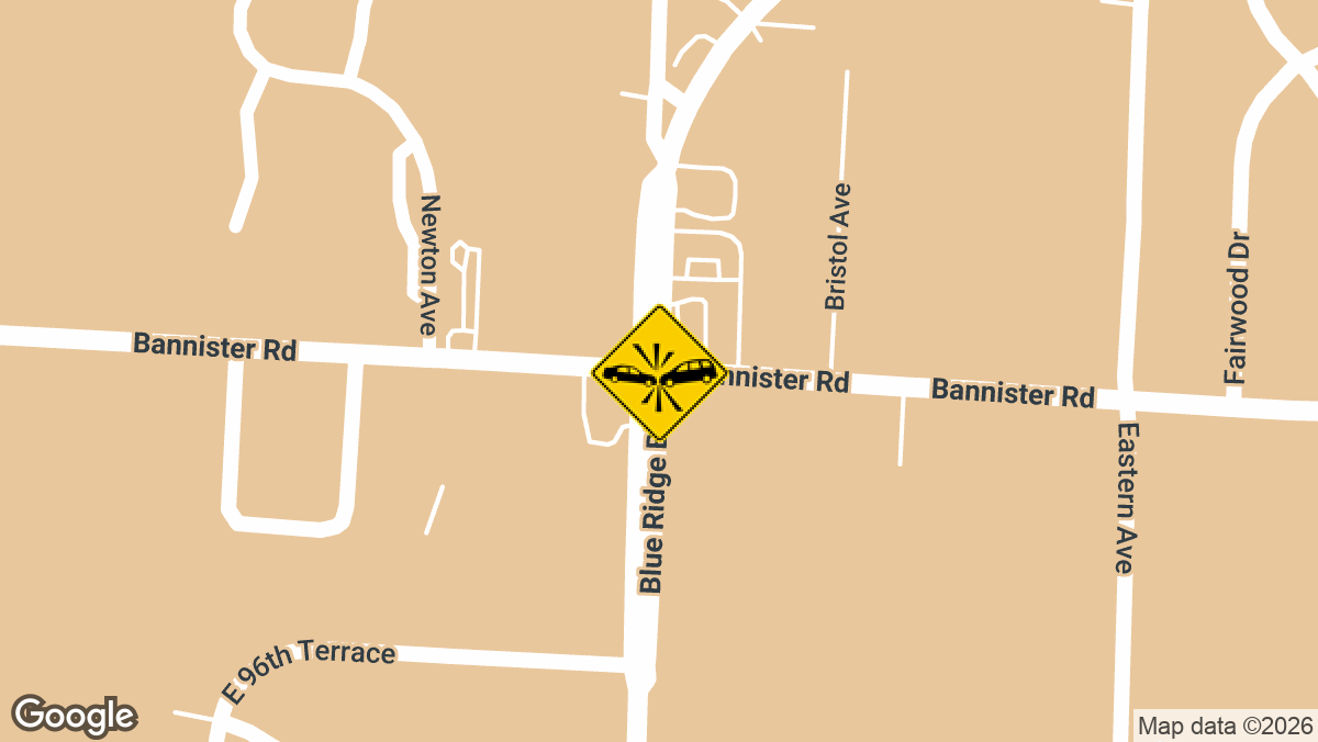 A police vehicle rolled over and struck multiple stopped cars after a driver failed to yield to an emergency vehicle on Monday, April 28, at the intersection of Bannister Rd and Blue Ridge Blvd in Kansas City.