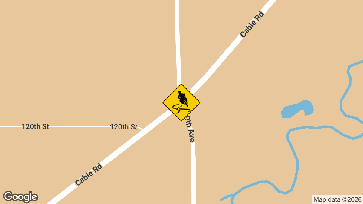 Cable Road and 110th Avenue