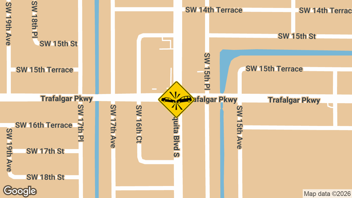  Emergency units were dispatched to a vehicle accident at the intersection of Chiquita Boulevard South and Trafalgar Parkway in Cape Coral on Friday, April 03.