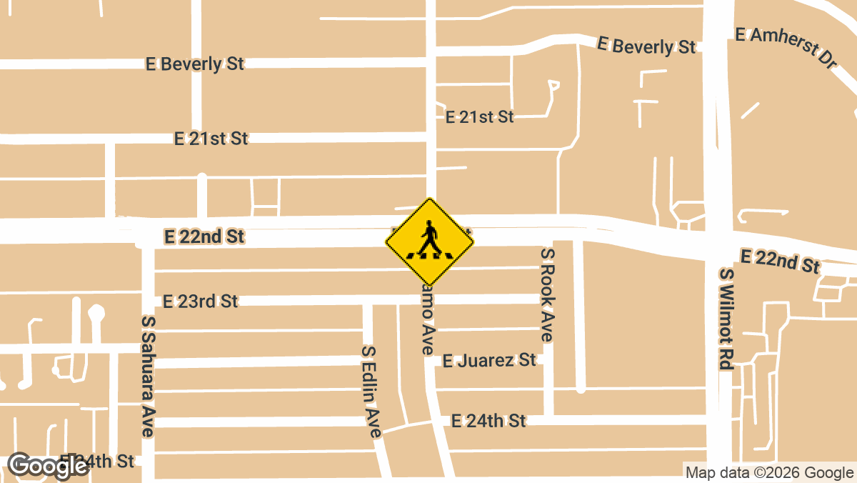 E 22nd St near S Kolb Rd