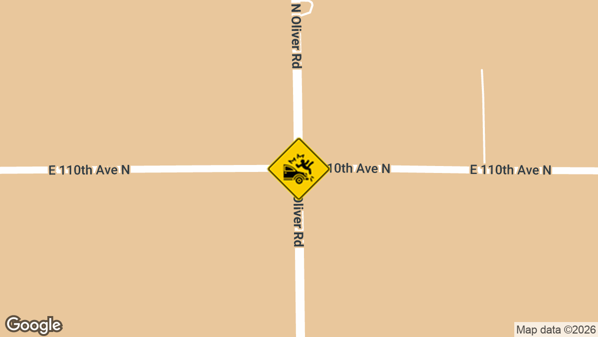 East 110th Avenue and North Oliver Road