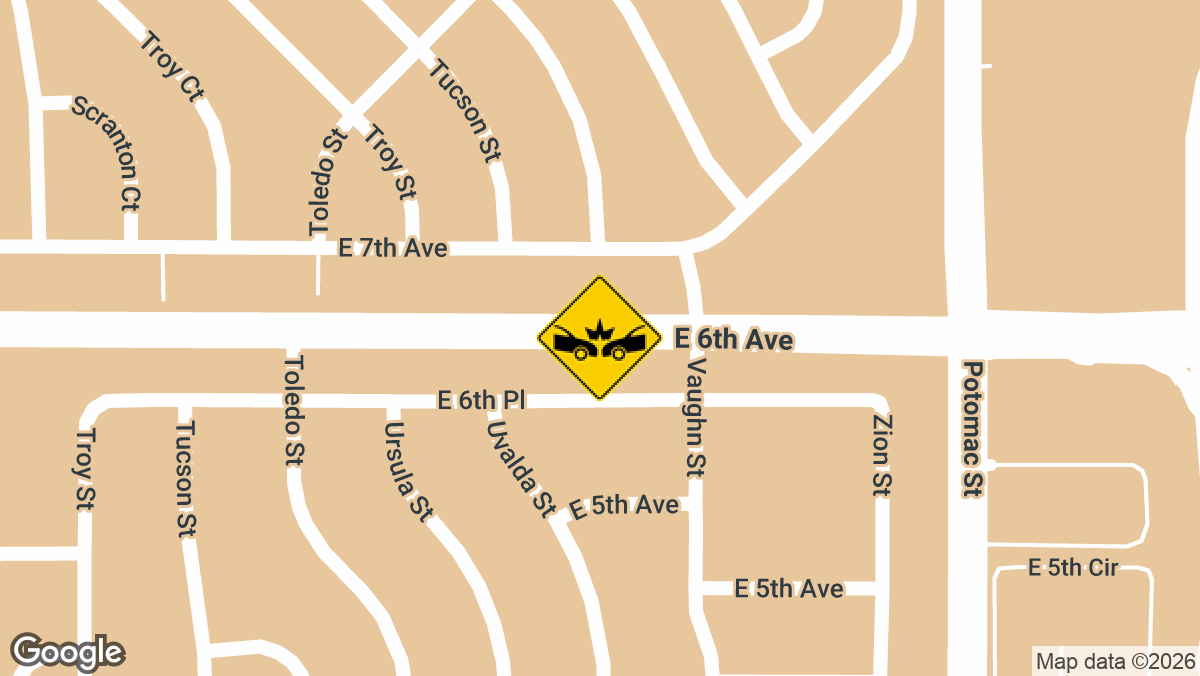A multi-vehicle rollover crash requiring extrication was reported on the morning of Tuesday, April 14, at the intersection of East 6th Avenue and North Potomac Street in Aurora.