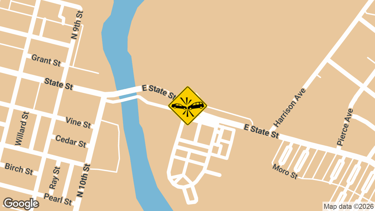 A motor vehicle accident left four people injured near East State Street and Centennial Drive in Camden on Sunday, April 13.