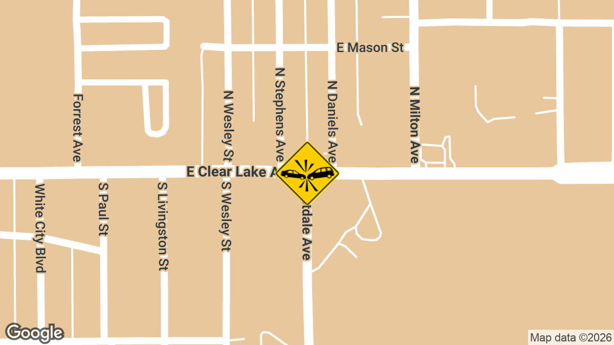A traffic accident with reported injuries drew emergency units to the intersection of Eastdale Avenue and East Clear Lake Avenue in Springfield on Sunday, April 13.