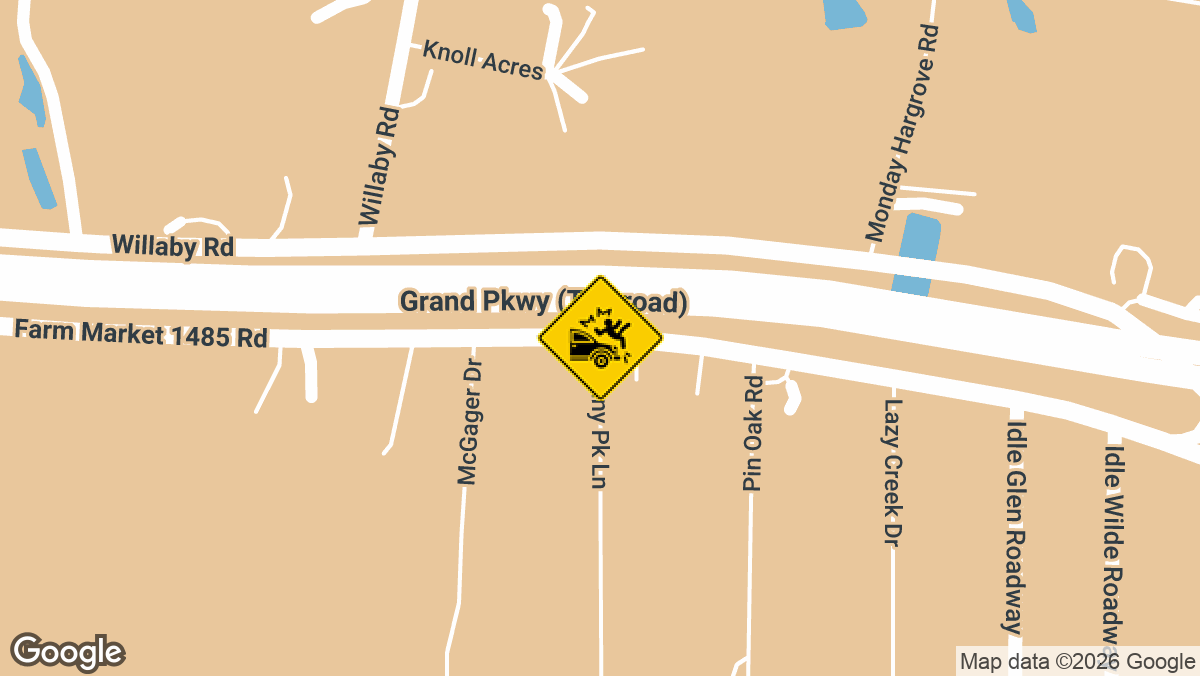 A 41-year-old man on a bicycle died after being struck by a car on FM 1485 at Penny Park Lane in East Montgomery County.