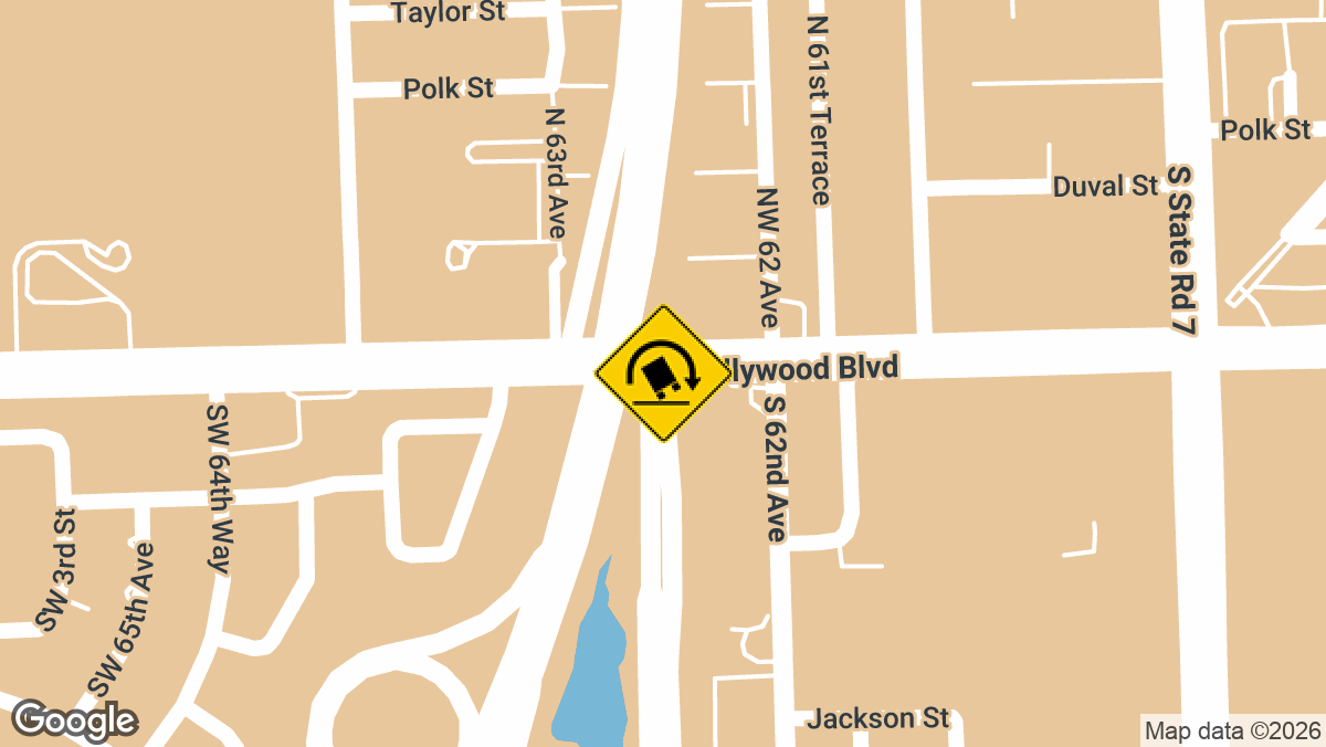 Florida’s Turnpike near Hollywood Boulevard