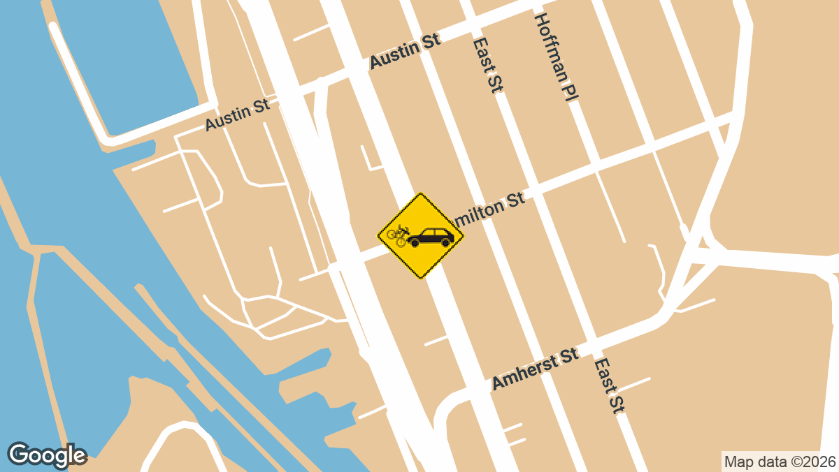 Emergency units responded to a reported crash involving a bicyclist and a truck at the intersection of Hamilton Street and Niagara Street in Buffalo on Saturday, April 04.