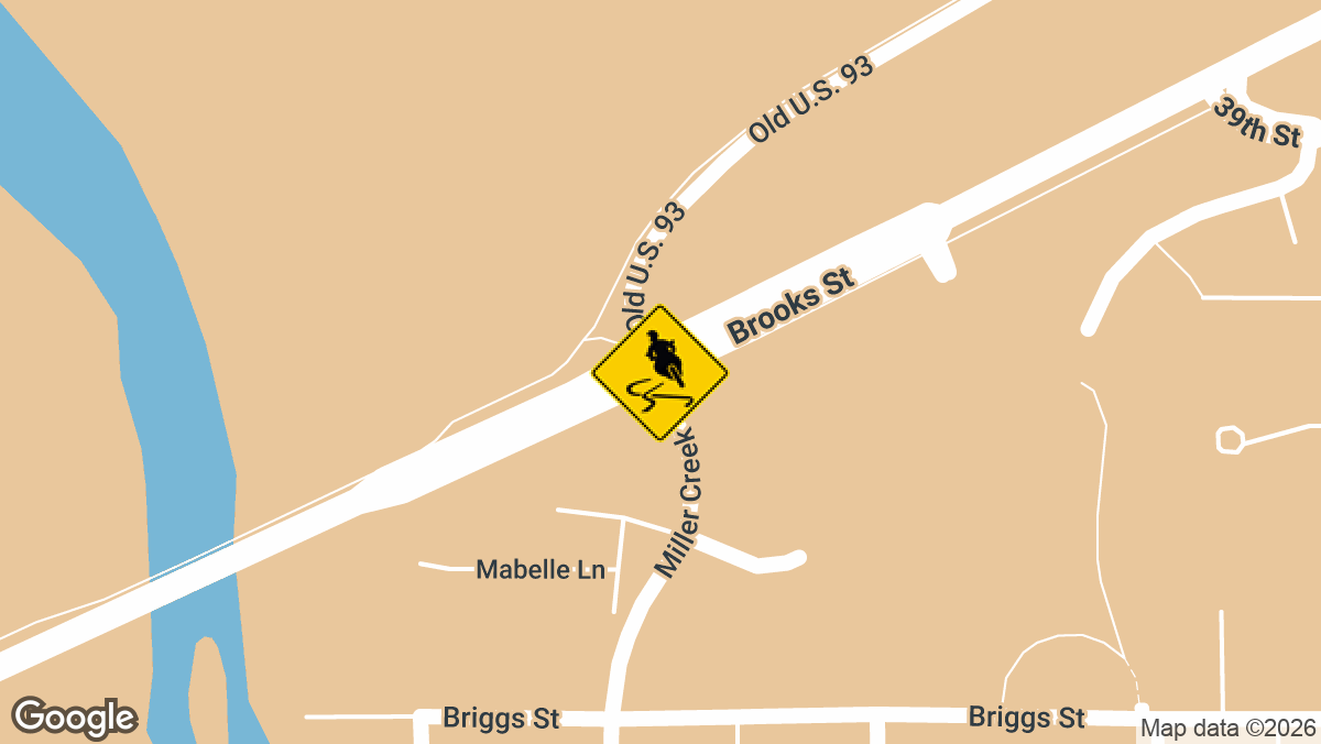 Highway 93 South and Miller Creek Road