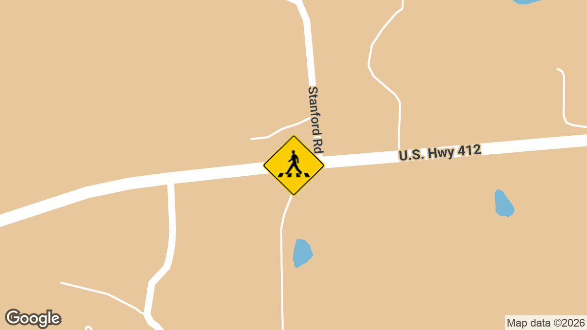 Hwy 412 at County Rd 712