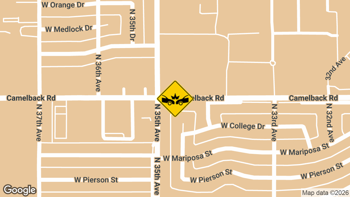 I-17 Frontage Rd & Camelback Rd