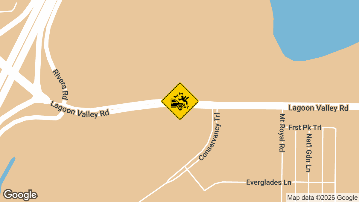 I-80 near Lagoon Valley Rd