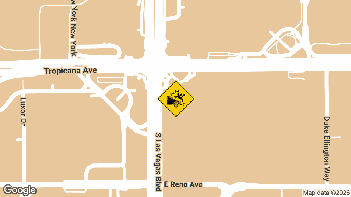 A motorcyclist died after a crash involving a pickup truck on southbound Interstate 11 at Tropicana Avenue in Las Vegas in the early hours of Friday, April 24.