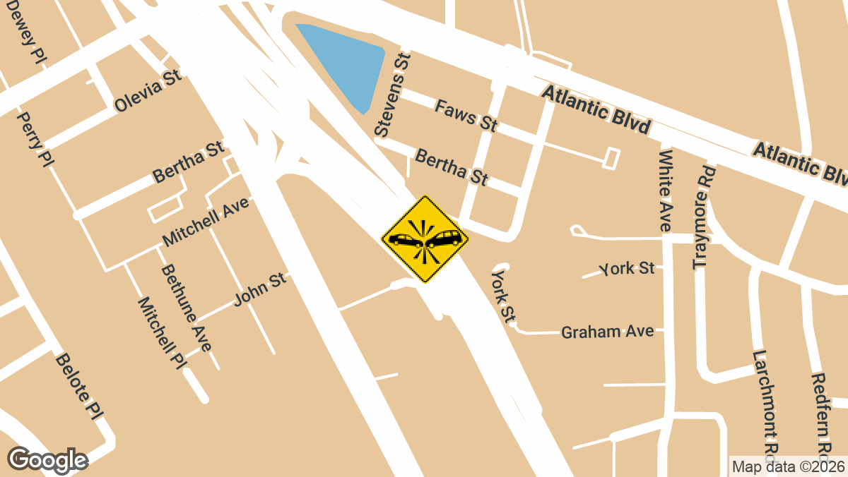 Interstate 95 southbound near mile marker 347