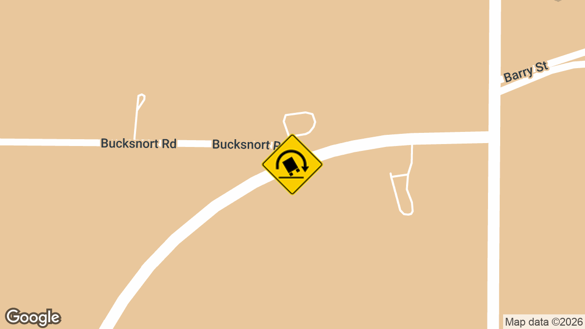 K-16 Highway and Bucksnort Road