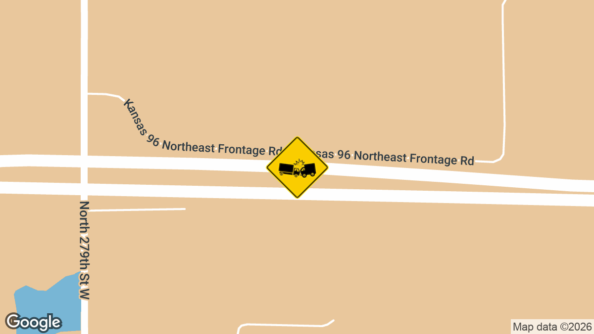 Kansas Highway 96 between Mount Hope and Haven