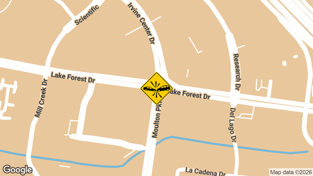 A traffic collision on southbound Interstate 5 near Lake Forest Drive prompted an emergency response on Sunday, April 12, in Irvine.