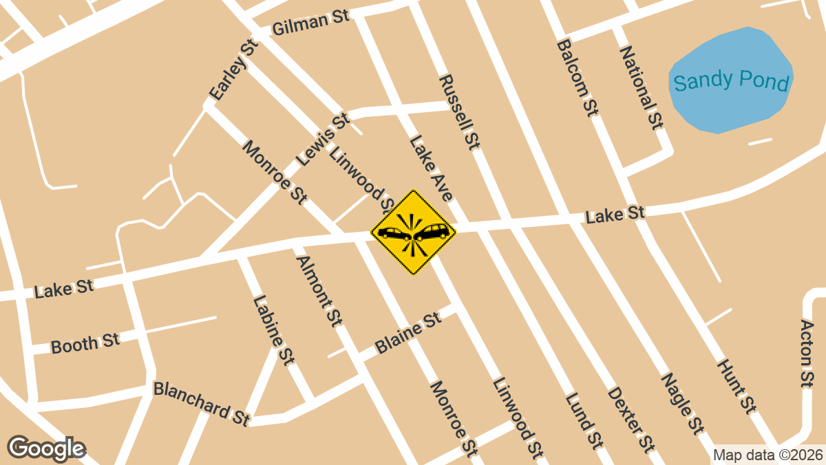 Emergency crews responded to a traffic accident on Lake Street near the local fire station on Saturday, April 25, at approximately 8:42 p.m.