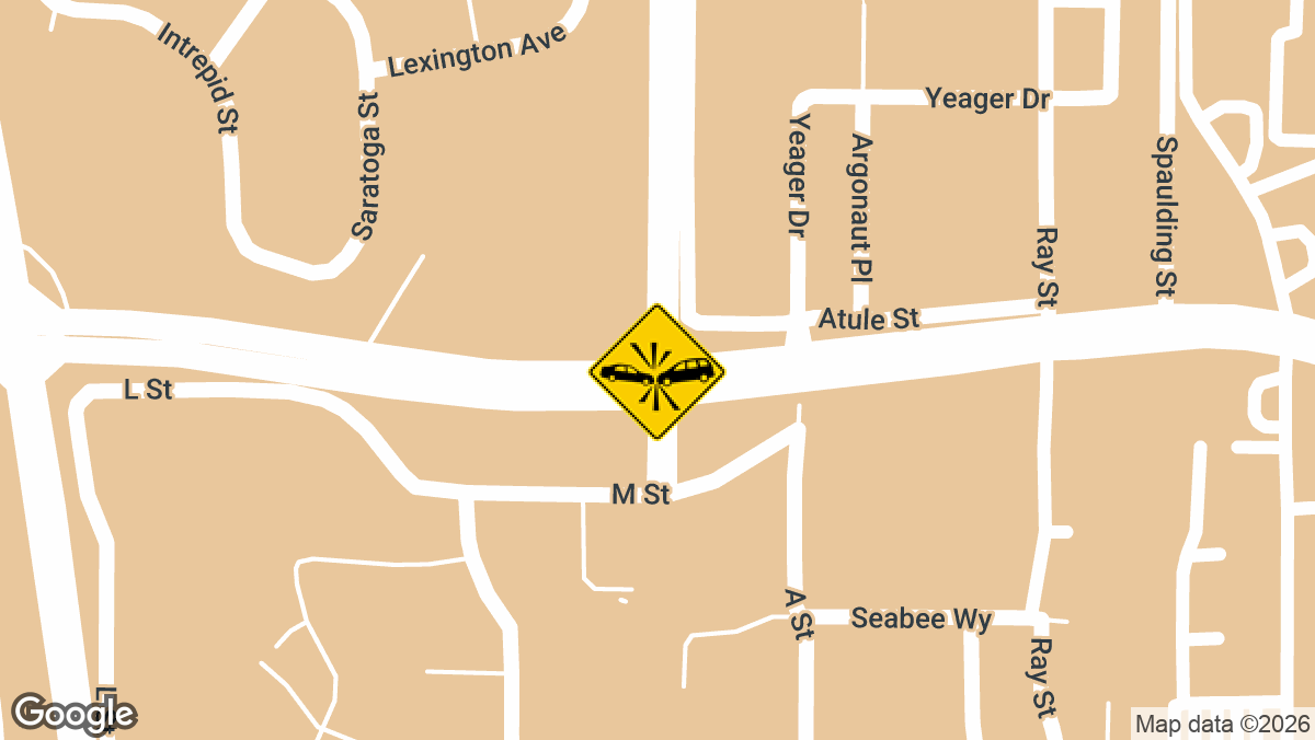 A two-vehicle crash was reported in the early morning hours of Monday, April 14, at the intersection of Lewis Avenue and Buckley Road in North Chicago.