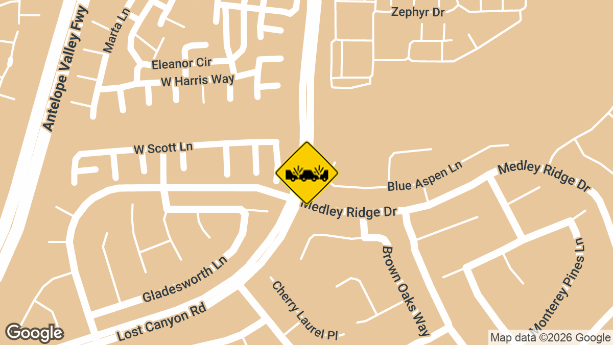 Lost Canyon Rd & Wren Rd