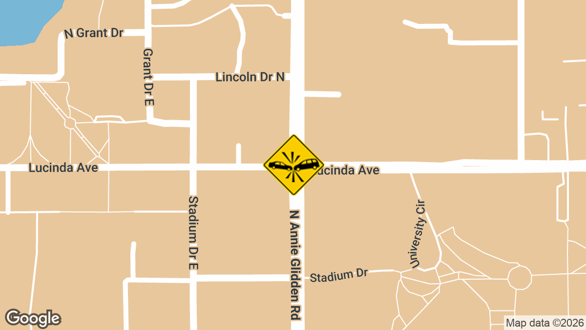 Lucinda Avenue and Annie Glidden Road
