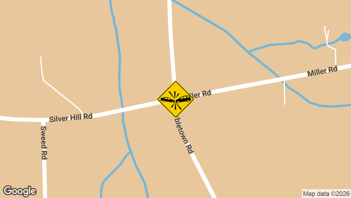 A two-vehicle crash sent one person to the hospital with minor injuries after a driver reportedly failed to stop at a stop sign Monday morning.