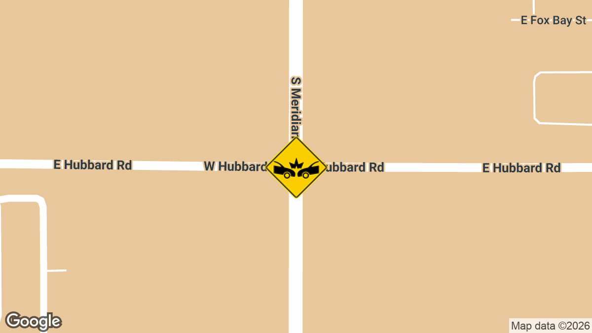 Meridian Road and Hubbard Road