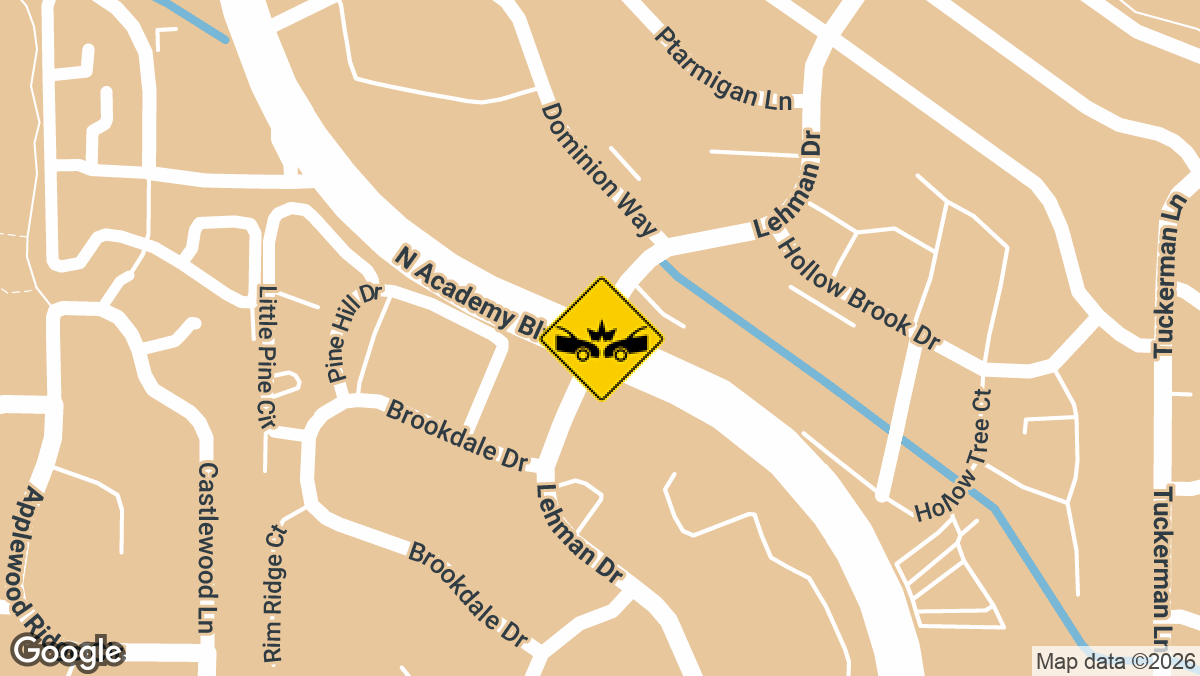 N Academy Blvd and Lehman Dr