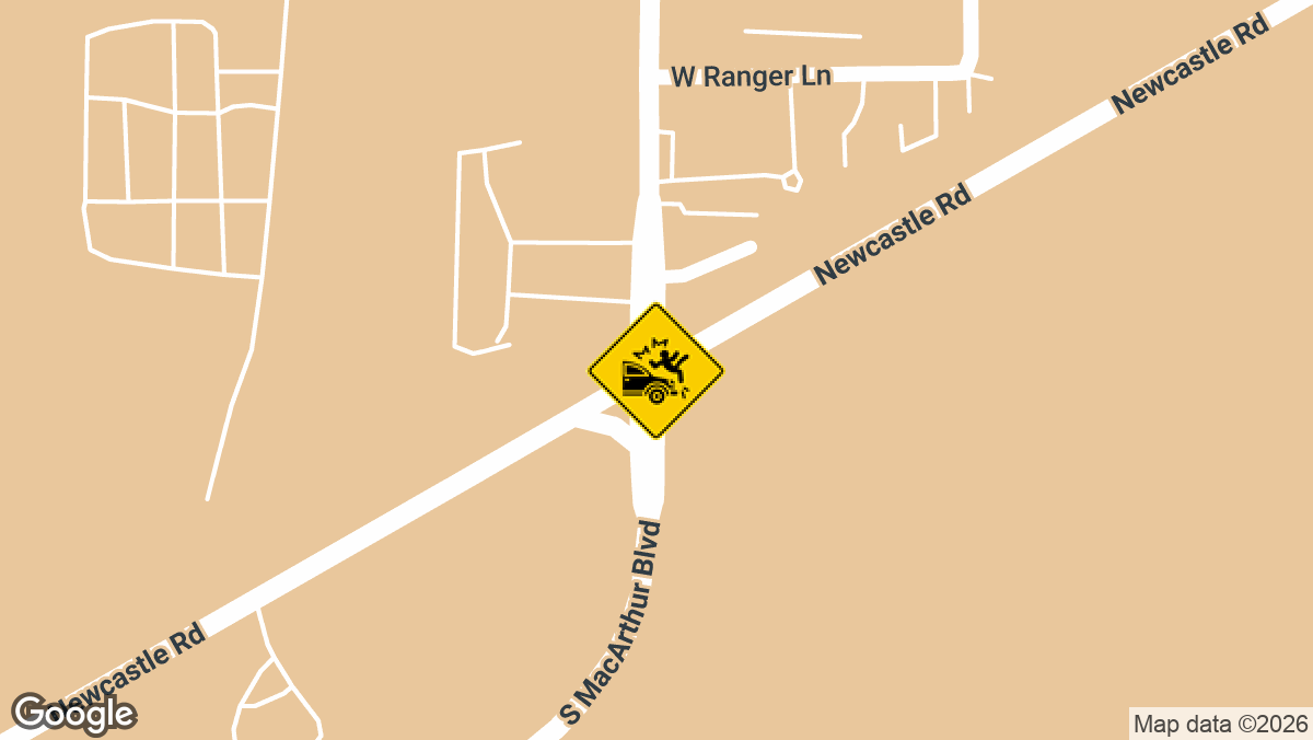 Newcastle Road and MacArthur Boulevard