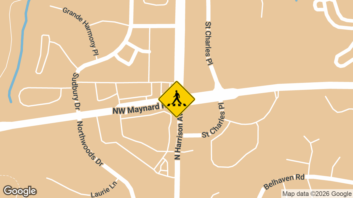 North Harrison Avenue and Northwest Maynard Road