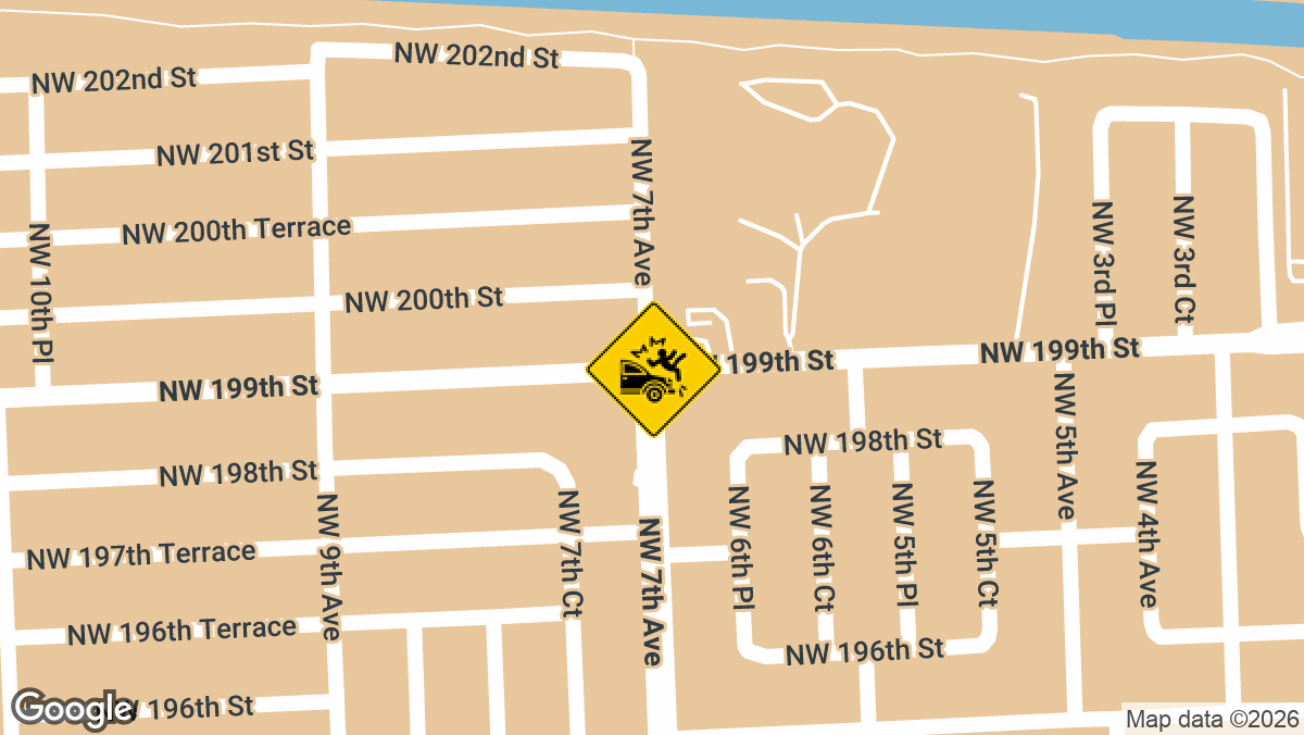 Northwest 199th Street and Northwest 7th Avenue