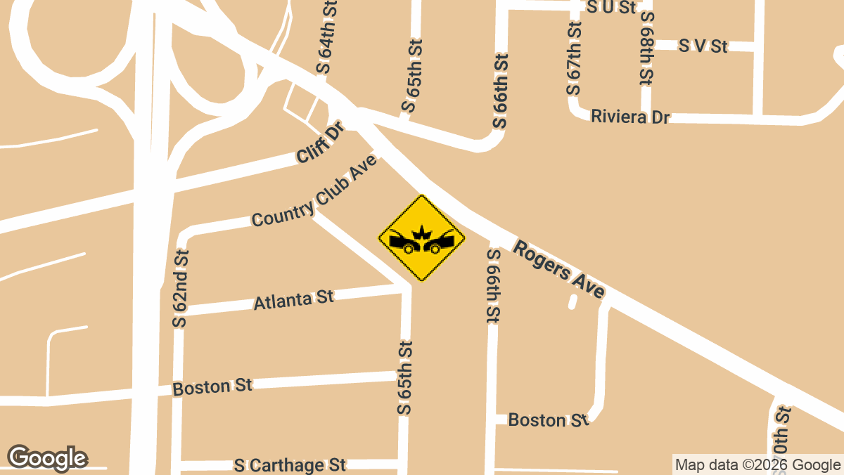A multi-vehicle crash was reported in the early morning hours of Sunday, April 27, on Rogers Avenue near a Buffalo Wild Wings restaurant.