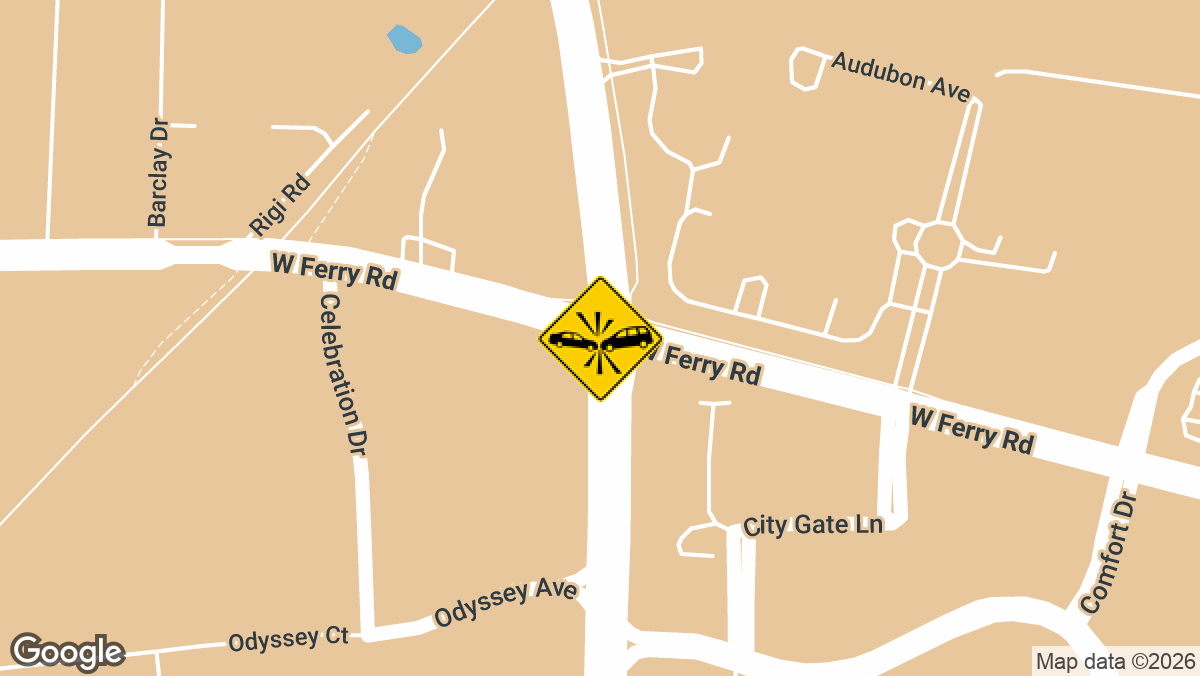 traffic accident near the intersection of Route 59 and West Ferry Road in Naperville left multiple people with reported injuries on Sunday, March 29, around midday.