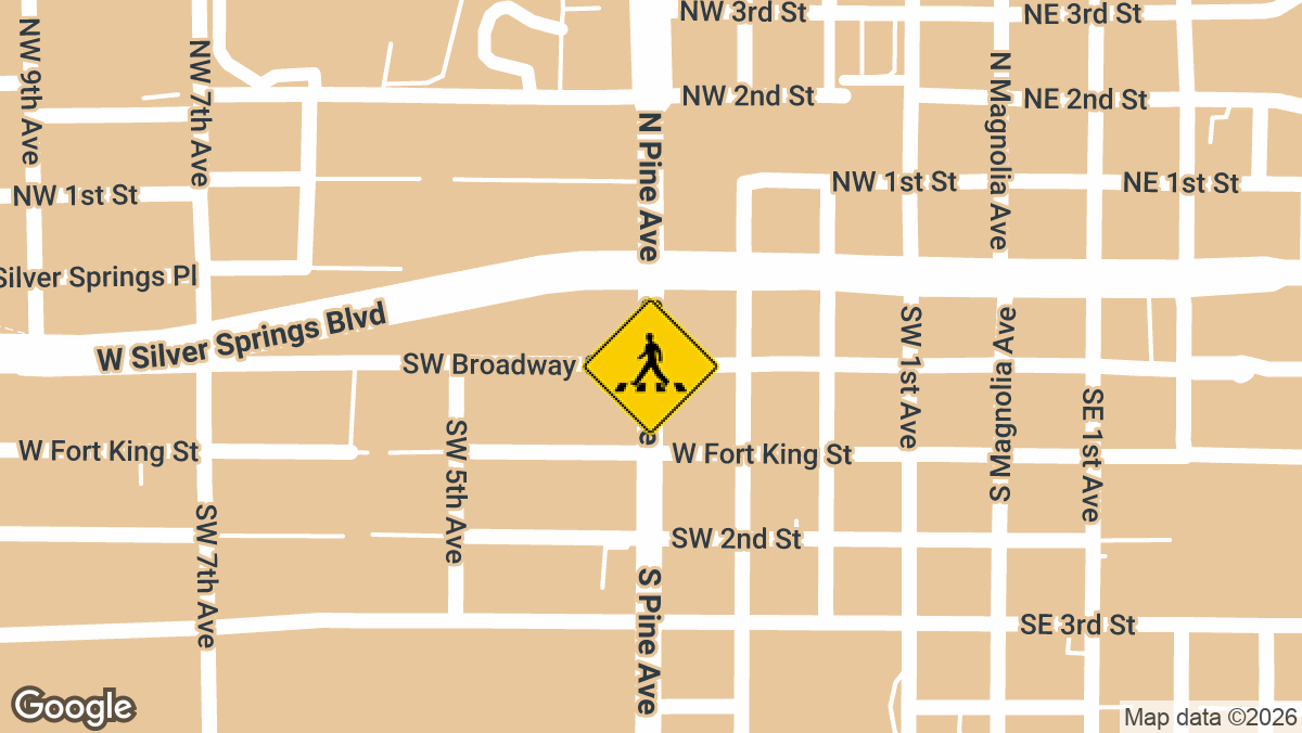 S Pine Ave & SW Broadway St