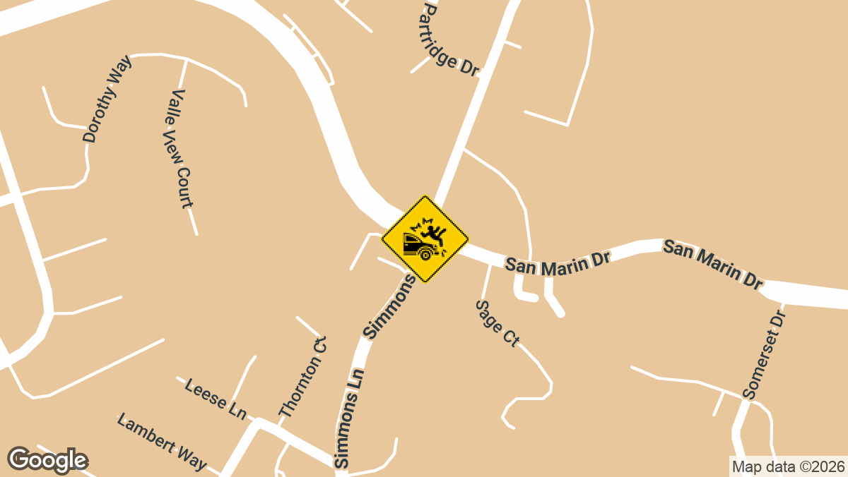 San Marin Dr & Simmons Ln