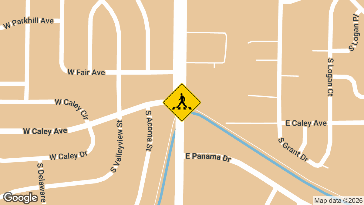 A possible vehicle and pedestrian collision was reported on Tuesday, April 7, near the intersection of South Broadway and West Caley Avenue in Centennial.