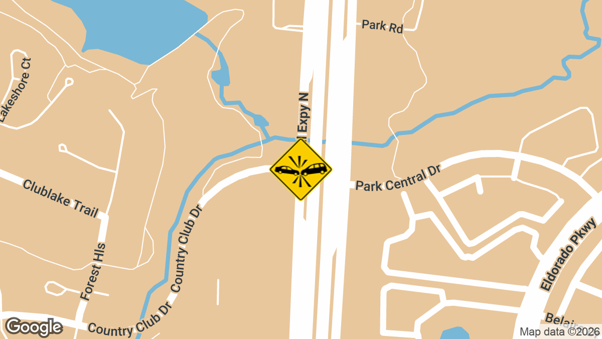 A two-vehicle collision near South Central Expressway and Country Club Road in McKinney was reported in the early morning hours of Tuesday, April 7.