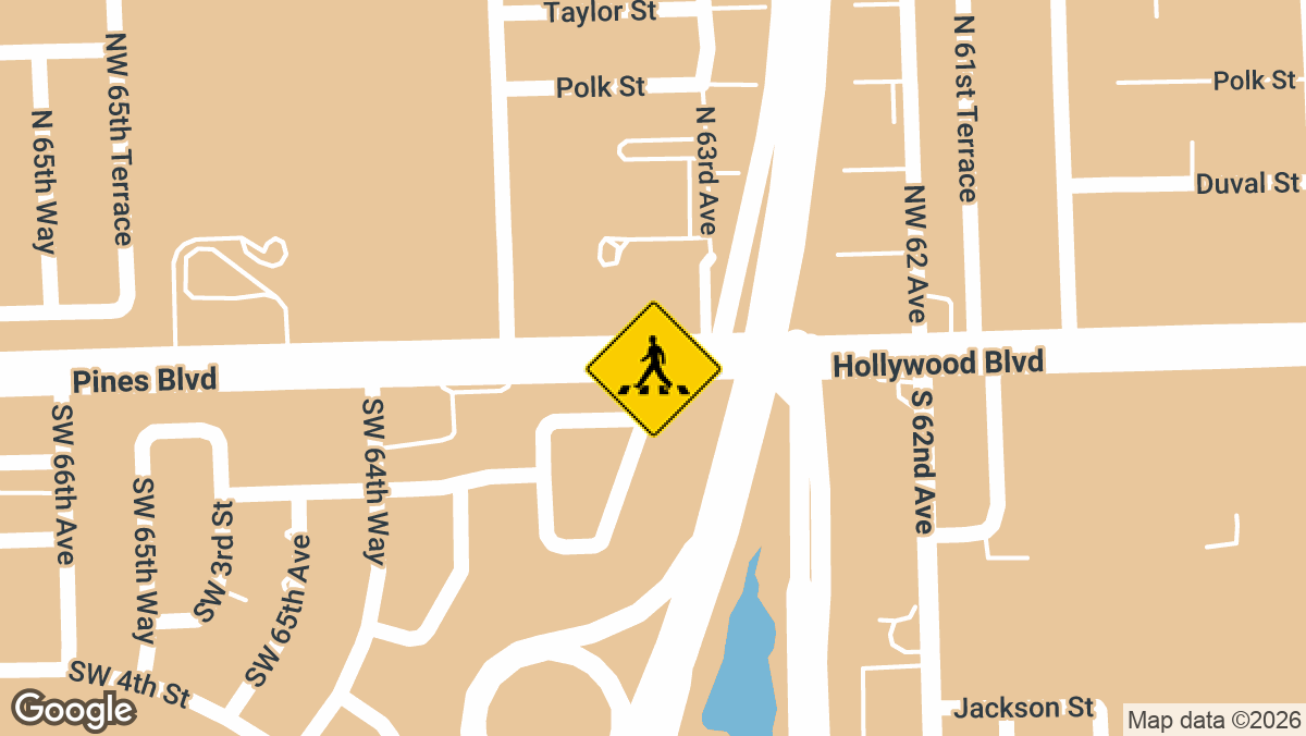 A collision involving a white Ford pickup truck and a young pedestrian was reported in the early morning hours of Wednesday, April 8, near the intersection of Southwest 63rd Terrace and Pines Boulevard in Pembroke Pines. E